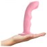 Strap-on-me M - vibromasseur pulsant et étanche pour le point G (rose)