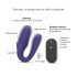 Love to Love Match up - vibromasseur pour couple rechargeable avec télécommande (violet)