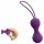 Love to Love Joia - duo de boules de geisha en silicone (violet)