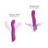 Swap - vibromasseur rechargeable point G (violet)