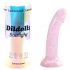 Dildolls Starlight - dildo étoilé avec socle (rose)