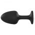 Bouchon anal Dorcel Geisha Plug Diamond M - avec pierre blanche (noir)