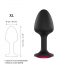 Dorcel Geisha Plug Ruby XL - plug anal avec pierre rose (noir)