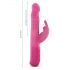 Dorcel Baby Rabbit 2.0 - vibromasseur rechargeable avec stimulateur de clitoris (rose)