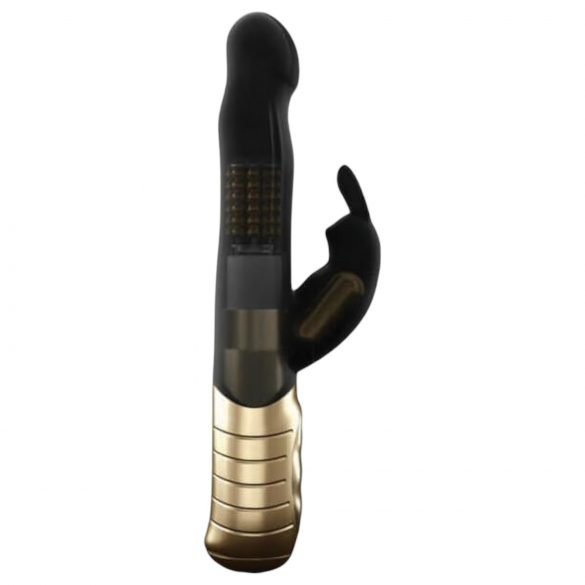 Dorcel Baby Rabbit 2.0 - vibrateur à double stimulation rechargeable (noir-doré)