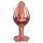 Dorcel Diamond Plug M - plug anal en aluminium - taille moyenne (or rose)