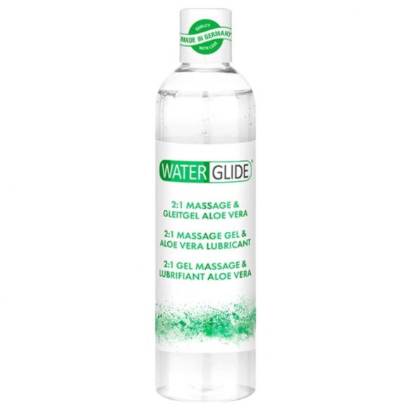 Waterglide 2en1 - gel à base d'eau à l'aloe vera (300ml)