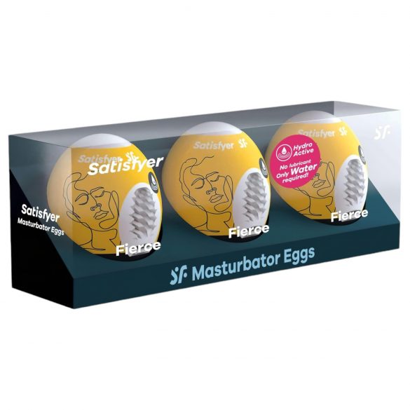 Satisfyer Egg Fierce - ensemble d'œufs masturbateurs (3 pièces)