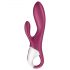 Satisfyer Heated Affair - Vibromasseur chauffant à bras rouge