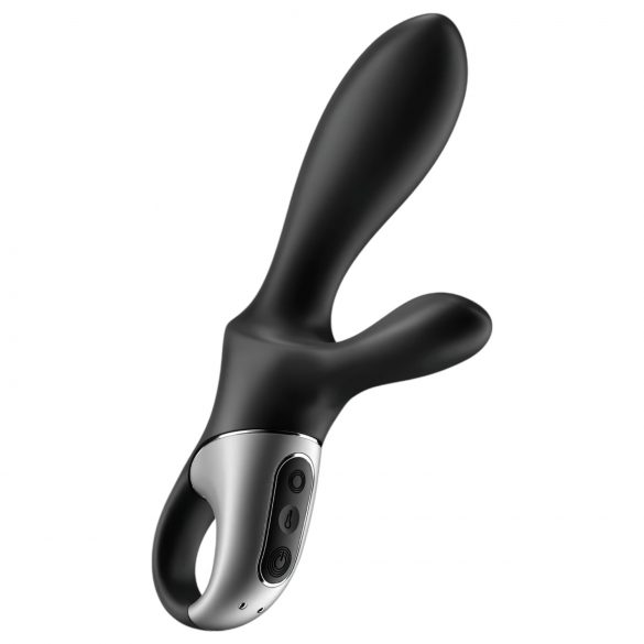 Satisfyer Heat Climax+ - vibromasseur anal intelligent chauffant avec bras (noir)