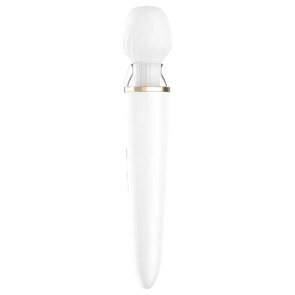 Satisfyer Double Wand-er - masseur vibrant intelligent (blanc)