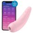 Satisfyer Curvy 2+ - stimulateur intelligent à ondes d'air pour clitoris (rose)