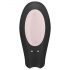 Satisfyer Double Joy - vibromasseur intelligent étanche pour couple (noir)