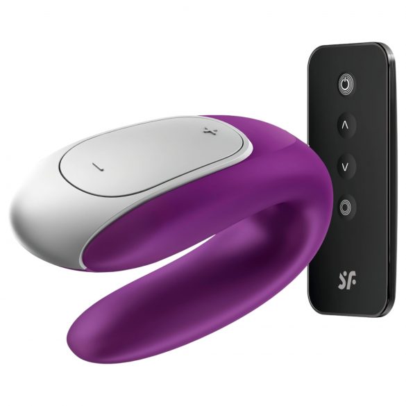 Satisfyer Double Fun - vibromasseur intelligent pour couple (violet)