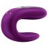 Satisfyer Double Fun - vibromasseur intelligent pour couple (violet)