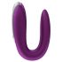 Satisfyer Double Fun - vibromasseur intelligent pour couple (violet)