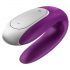 Satisfyer Double Fun - vibromasseur intelligent pour couple (violet)