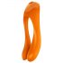 Satisfyer Candy Cane - vibromasseur à deux branches, rechargeable et étanche (orange)