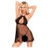 Penthouse Libido Boost - ensemble babydoll en dentelle avec string (noir) - L/XL