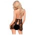 Penthouse Libido Boost - ensemble babydoll en dentelle avec string (noir) - L/XL