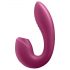 Satisfyer Sunray - Vibromasseur 2 en 1 rechargeable à ondes aériennes (rouge)