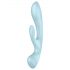 Satisfyer Triple Oh - vibromasseur avec bras clitoridien rechargeable (bleu)