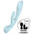 Satisfyer Triple Oh - vibromasseur avec bras clitoridien rechargeable (bleu)