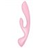 Satisfyer Triple Oh - vibromasseur avec bras clitoridien, rechargeable (rose)