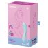 Satisfyer Curvy Trinity 5+ - Vibromasseur intelligent 2-en-1 (bleu)