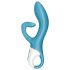 Satisfyer Embrace Me - Vibrateur turquoise avec bras clitoridien rechargeable