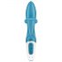 Satisfyer Embrace Me - Vibrateur turquoise avec bras clitoridien rechargeable