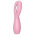 Satisfyer Threesome 3 - vibromasseur clitoridien rechargeable (rose)