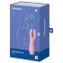 Satisfyer Threesome 3 - vibromasseur clitoridien rechargeable (rose)