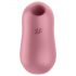 Satisfyer Cotton Candy - stimulateur clitoridien à ondes pulsées avec batterie (corail)