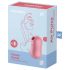 Satisfyer Cotton Candy - stimulateur clitoridien à ondes pulsées avec batterie (corail)