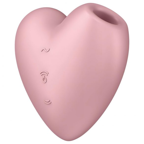 Satisfyer Cutie Heart - stimulateur clitoridien à ondes d'air rechargeable (rose)