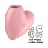 Satisfyer Cutie Heart - stimulateur clitoridien à ondes d'air rechargeable (rose)