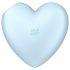 Satisfyer Cutie Heart - stimulateur clitoridien à ondes de pression rechargeable (bleu)