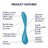 Satisfyer G-spot Flex 5 - vibromasseur intelligent pour point G (vert)