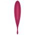 Satisfyer Twirling Pro - Vibromasseur intelligent 2 en 1 pour clitoris (rouge)