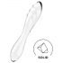 Satisfyer Dazzling Crystal 1 - Godemichet en verre à double extrémité (transparent)