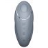 Satisfyer Tap & Climax 1 - Vibromasseur et stimulateur clitoridien 2-en-1 (gris)