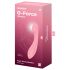 Satisfyer G-Force - vibromasseur rechargeable et étanche pour point G (rose)