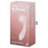 Satisfyer G-Force - vibromasseur rechargeable et étanche pour point G (beige)