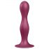 Satisfyer Double Ball-R - godemichet lesté avec ventouse (rouge)