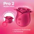 Satisfyer Pro 2 Rose Modern - stimulateur clitoridien à ondes de pression rechargeable (rouge)