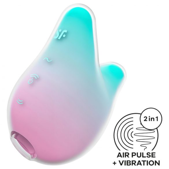 Satisfyer Mermaid Vibes - stimulateur clitoridien à ondes d'air (menthe-rose)