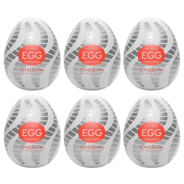 TENGA Egg Tornado - œuf de masturbation (6 pièces)