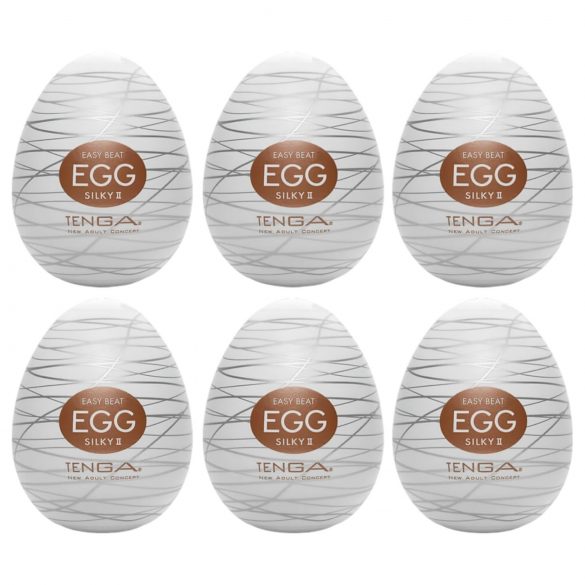 TENGA Egg Silky II - œuf de masturbation (6 pièces)