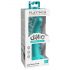 Dillio Curious Five - gode en silicone avec ventouse (15 cm) - turquoise